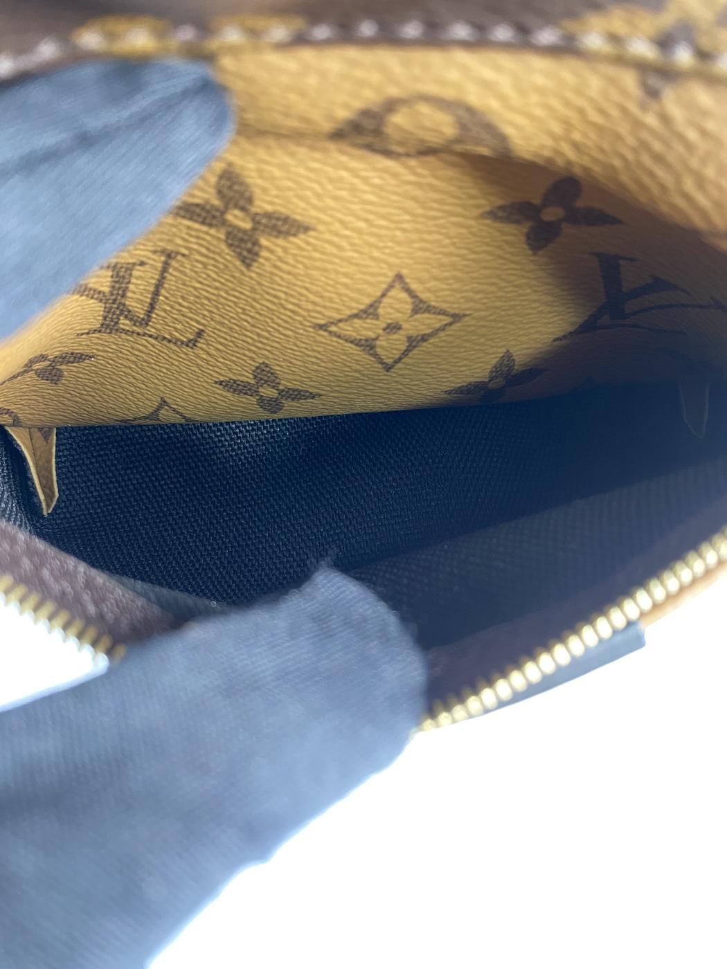 LOUIS VUITTON �륤 �����ȥ� ��Υ���� ��С��� �ѡ��ॹ�ץ�󥰥� �Хå��ѥå�PM ���å� ���å����å� �쥶�� M43116 �����ֹ桧8893