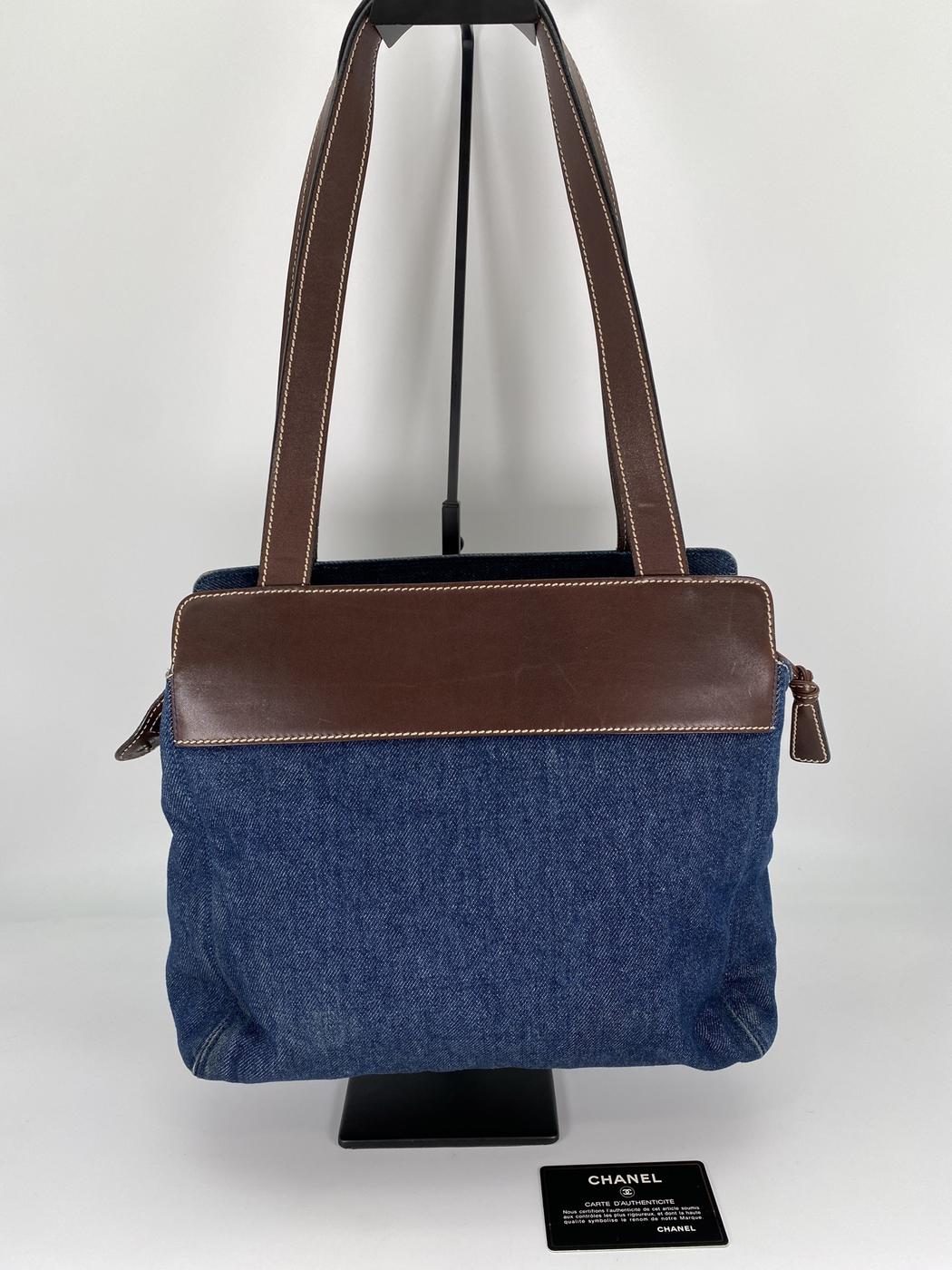 CHANEL ͥ ǥ˥ ȡȥХå ֥롼 쥶 2000ǯ 롢ͭ ֹ桧9027