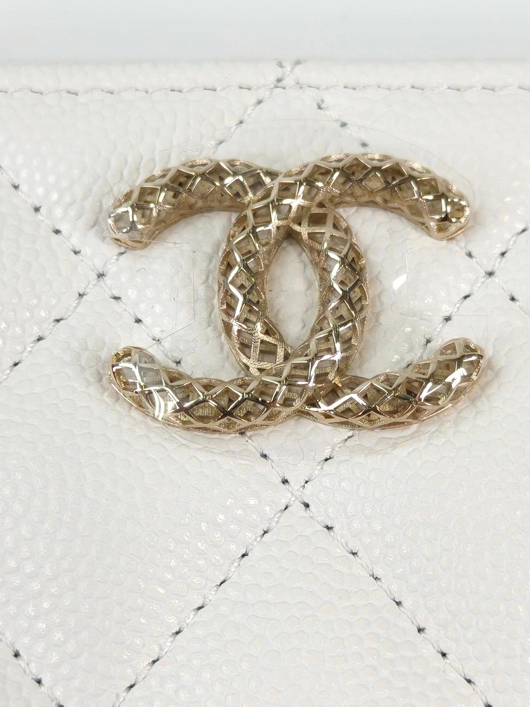 CHANEL ����ͥ� �ޥȥ�å� �饦��ɥե����ʡ� Ĺ���� ������ɶ�� �ۥ磻��  �����ֹ桧11415