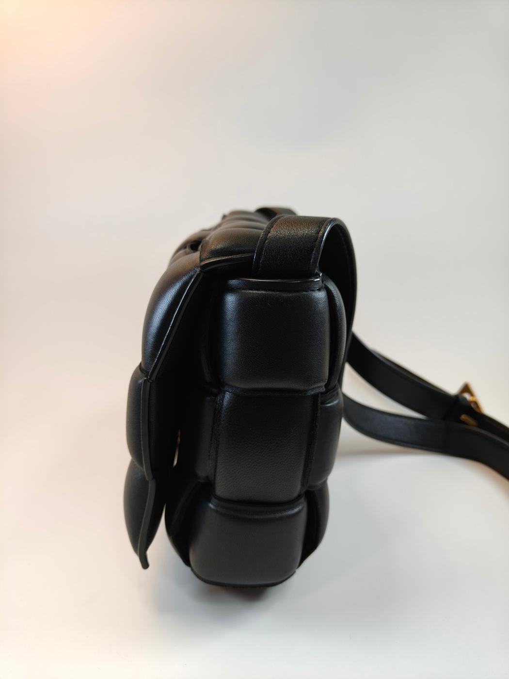 Bottega Veneta �ܥåƥ� �ѥǥå� �����å� ����ȥ���㡼�� ���������Хå� �֥�å� �����ֹ桧10747