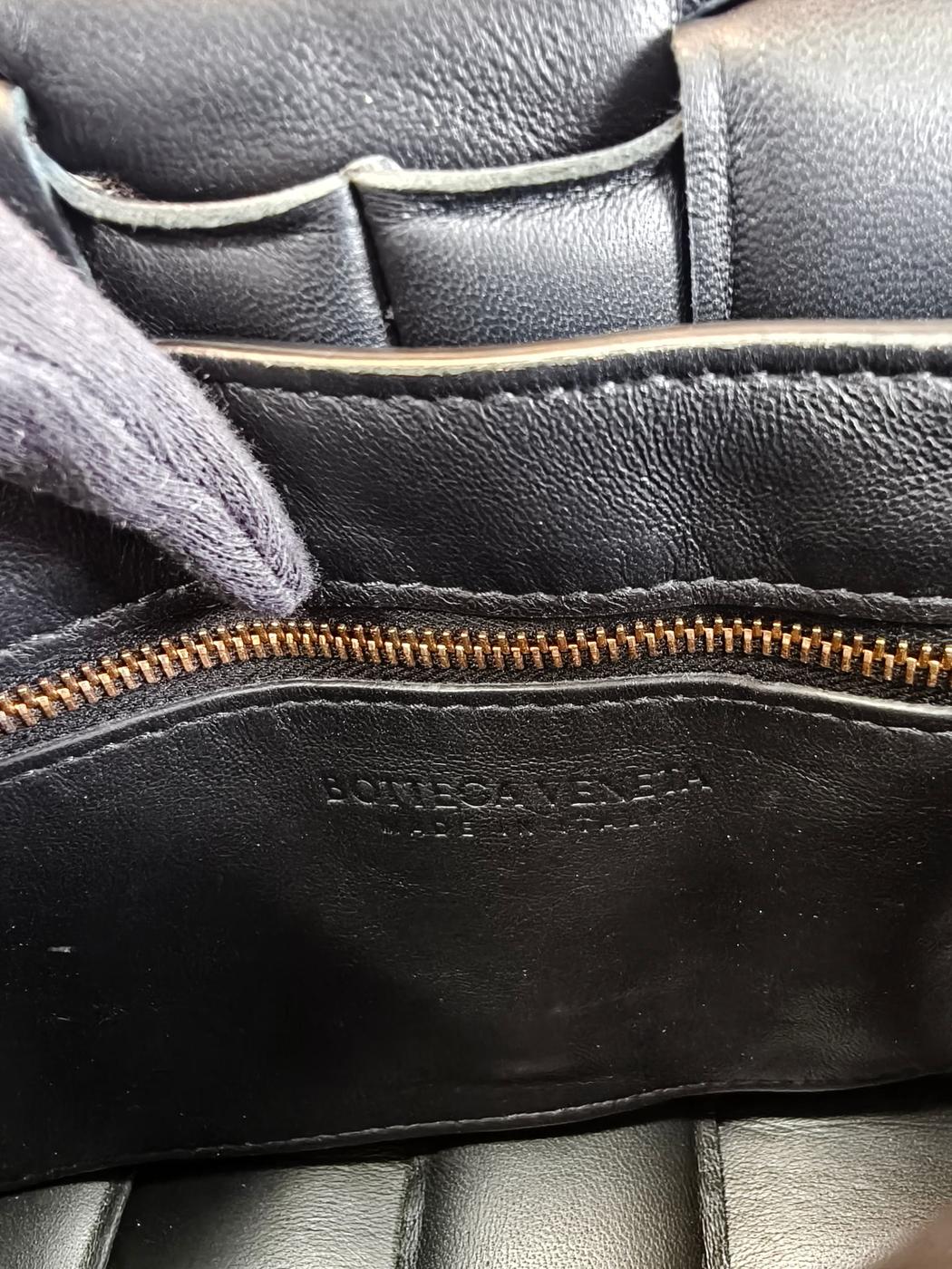 Bottega Veneta �ܥåƥ� �ѥǥå� �����å� ����ȥ���㡼�� ���������Хå� �֥�å� �����ֹ桧10747