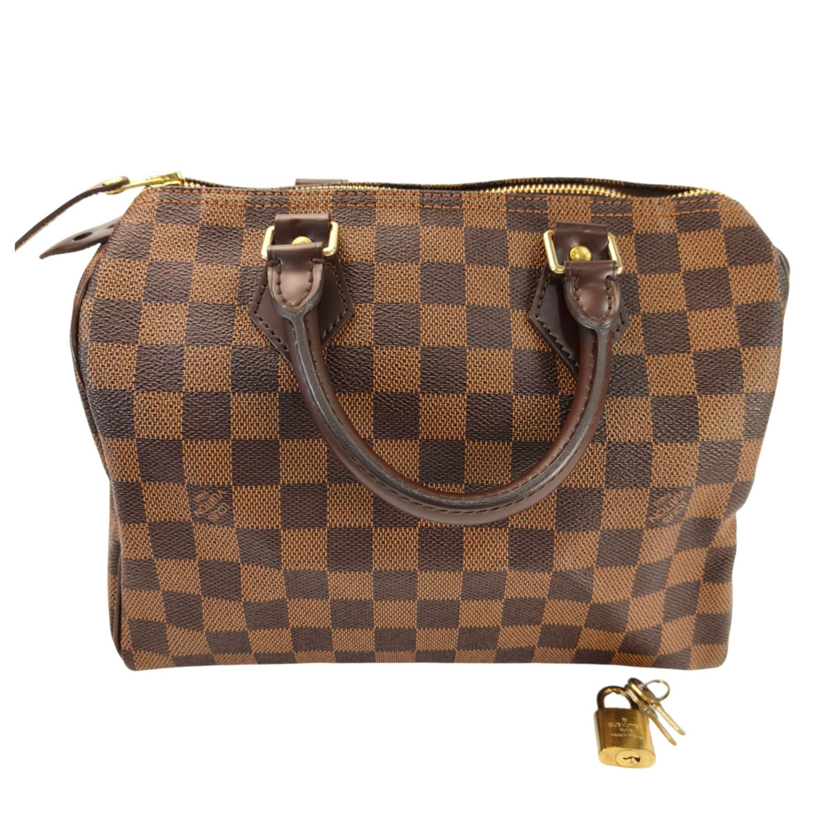 Louis Vuitton �륤�����ȥ� ���ߥ� ���ԡ��ǥ�25 �ȡ��ȥХå� �ܥ��ȥ�Хå� �֥饦�� �����ֹ桧10952