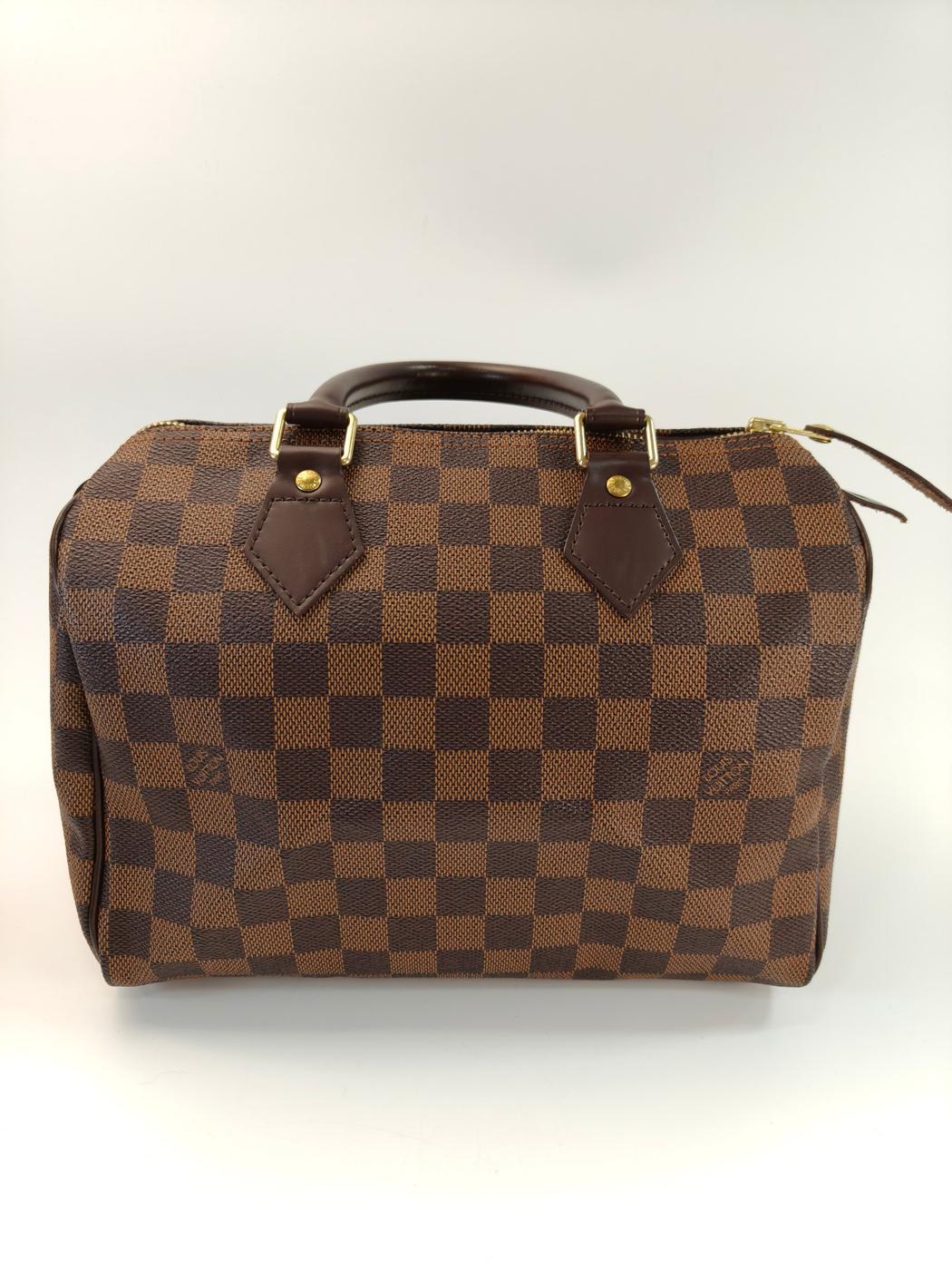 Louis Vuitton �륤�����ȥ� ���ߥ� ���ԡ��ǥ�25 �ȡ��ȥХå� �ܥ��ȥ�Хå� �֥饦�� �����ֹ桧10952