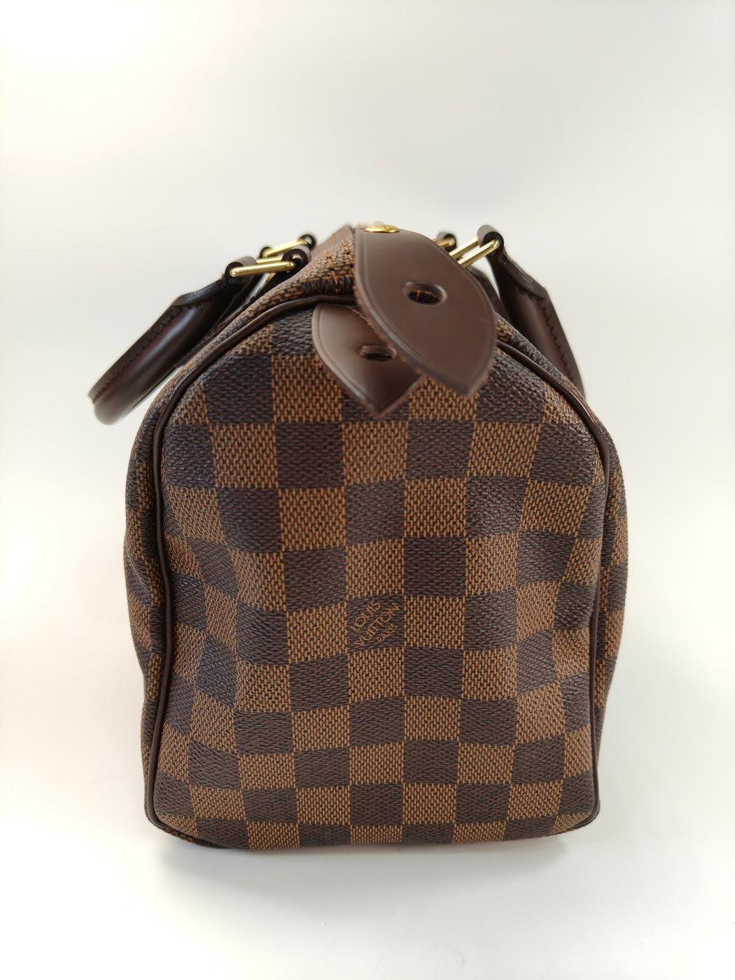Louis Vuitton �륤�����ȥ� ���ߥ� ���ԡ��ǥ�25 �ȡ��ȥХå� �ܥ��ȥ�Хå� �֥饦�� �����ֹ桧10952