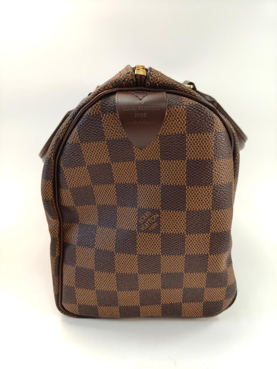 Louis Vuitton �륤�����ȥ� ���ߥ� ���ԡ��ǥ�25 �ȡ��ȥХå� �ܥ��ȥ�Хå� �֥饦�� �����ֹ桧10952