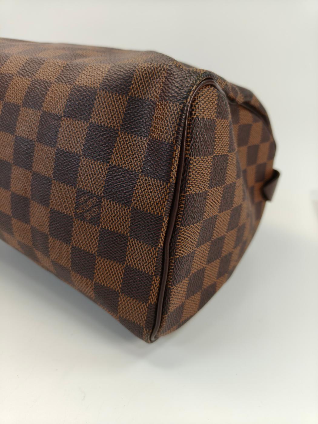 Louis Vuitton �륤�����ȥ� ���ߥ� ���ԡ��ǥ�25 �ȡ��ȥХå� �ܥ��ȥ�Хå� �֥饦�� �����ֹ桧10952