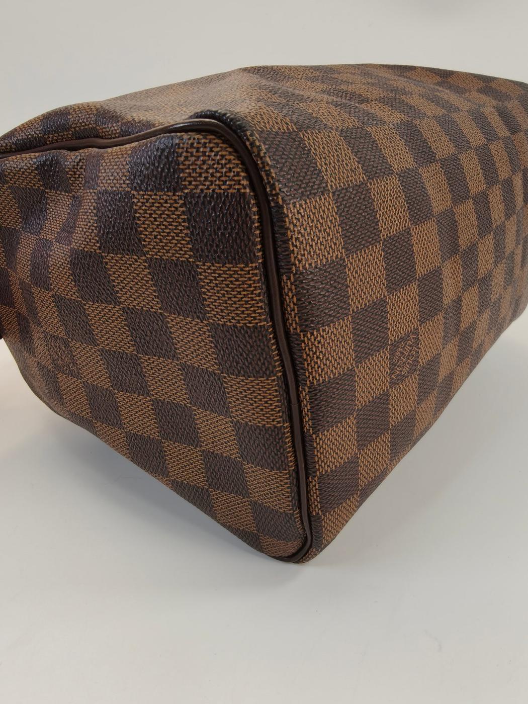 Louis Vuitton �륤�����ȥ� ���ߥ� ���ԡ��ǥ�25 �ȡ��ȥХå� �ܥ��ȥ�Хå� �֥饦�� �����ֹ桧10952