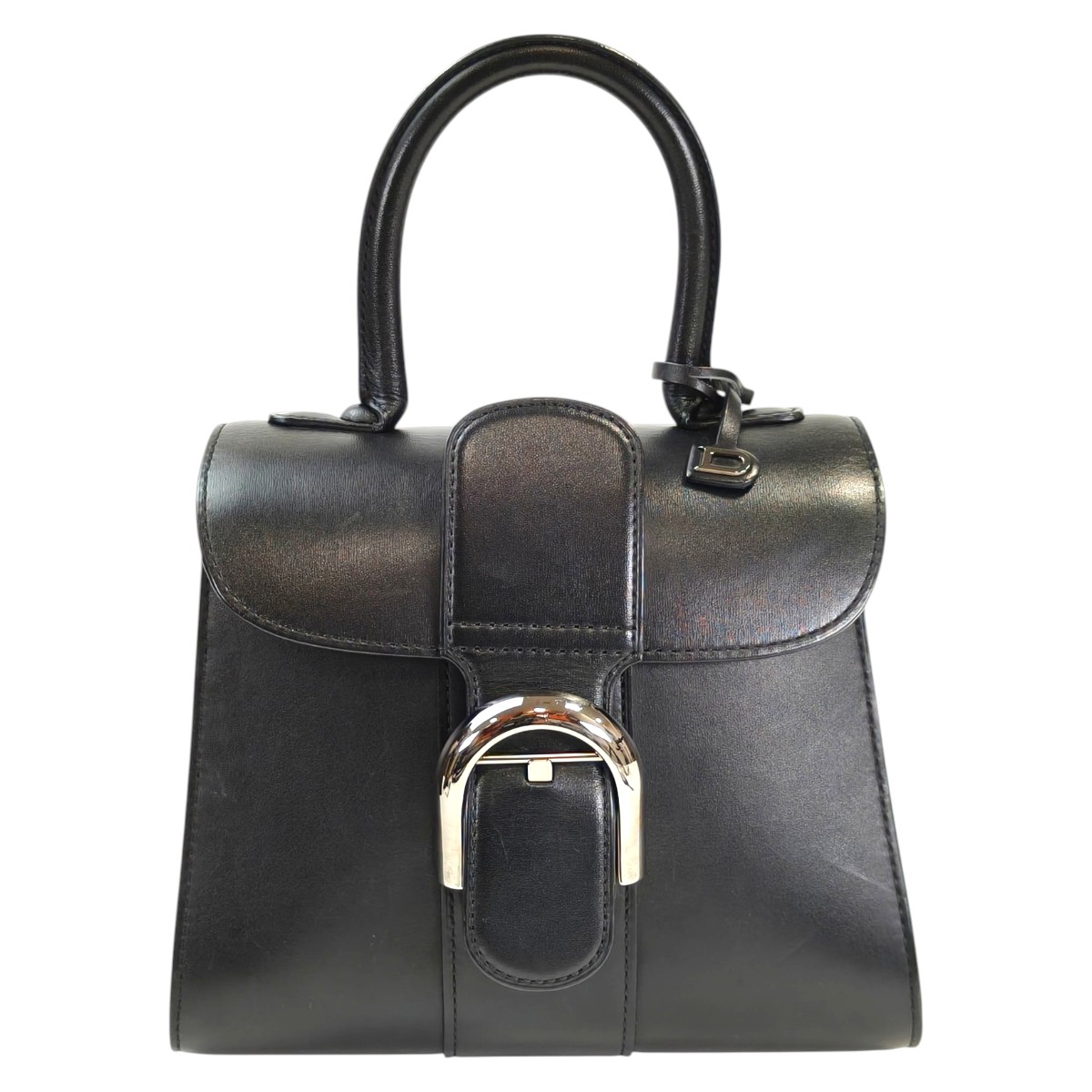 DELVAUX デルヴォー ブリヨン ミニ 2WAY スト付 ハンドバッグ ブラック 