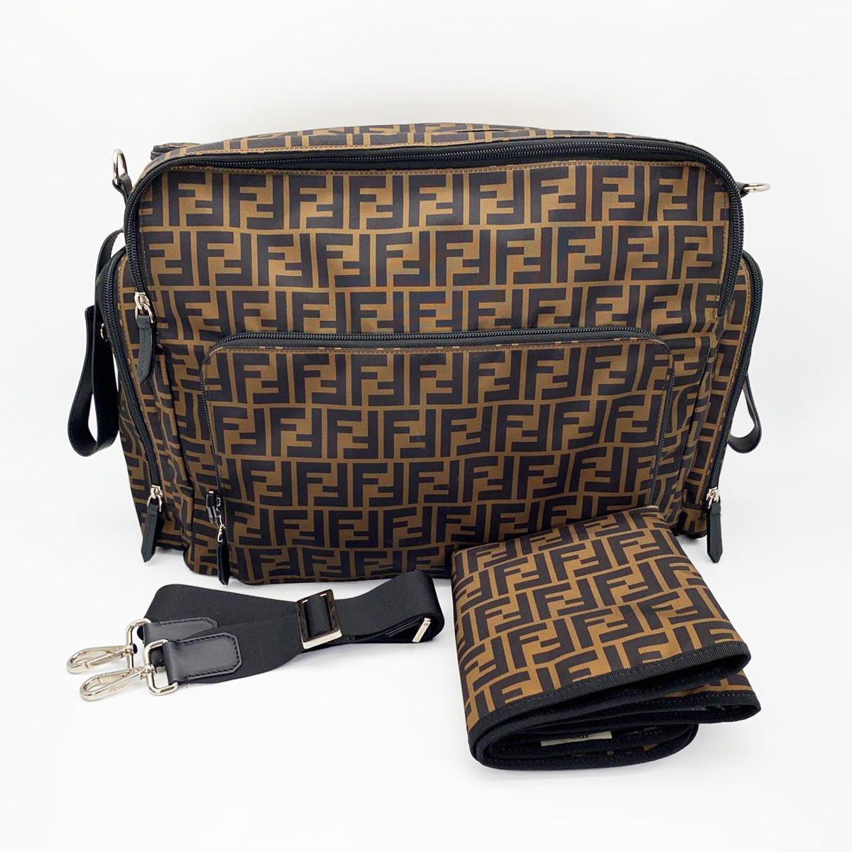 FENDI եǥ Хå 󥸥󥰥Хå ؤХå 7VB013 å ֥饦 С ֹ桧9043