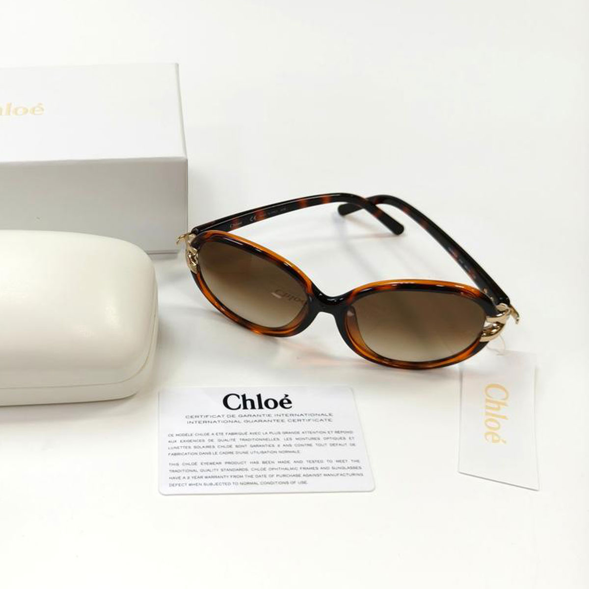 Chloe  󥰥饹 CE636S 219 ֥饦 ֹ桧10134