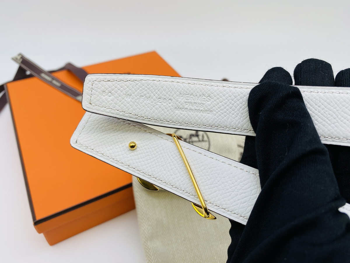 �ڿ���Ʊ�͡ۥ���᥹ HERMES �٥�ȥХå��� ��HDN�� &�쥶���٥��(���å�)  24 mm �����ֹ桧9159