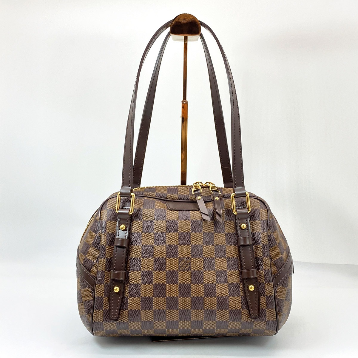 LOUIS VUITTON 륤ȥ ȥPM ߥ Хå ϥɥХå 쥶 ֥饦 ֹ桧7465