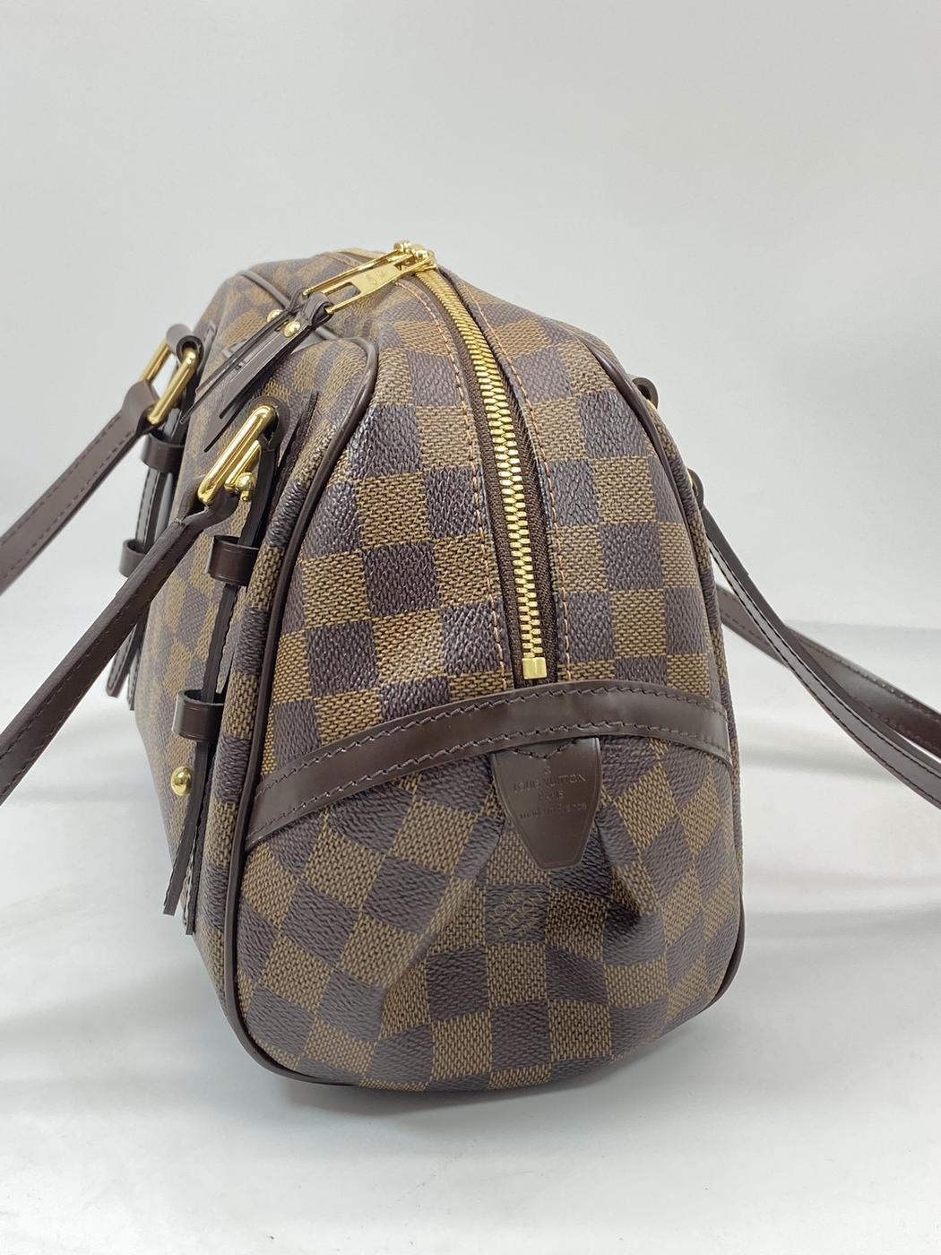 LOUIS VUITTON 륤ȥ ȥPM ߥ Хå ϥɥХå 쥶 ֥饦 ֹ桧7465