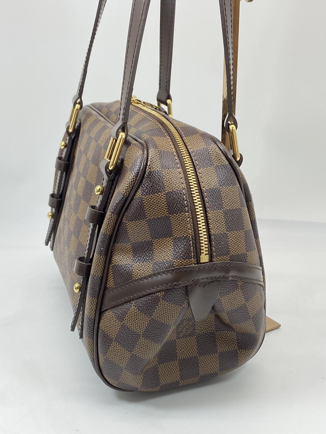 LOUIS VUITTON 륤ȥ ȥPM ߥ Хå ϥɥХå 쥶 ֥饦 ֹ桧7465