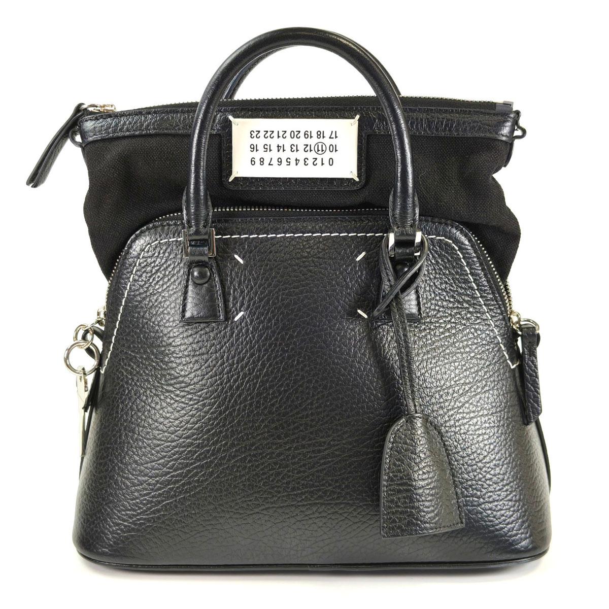 Maison Margiela �᥾��ޥ른���� 5AC �ߥ� 2way ���������Хå� �ϥ�ɥХå� �֥�å� �����ֹ桧11258