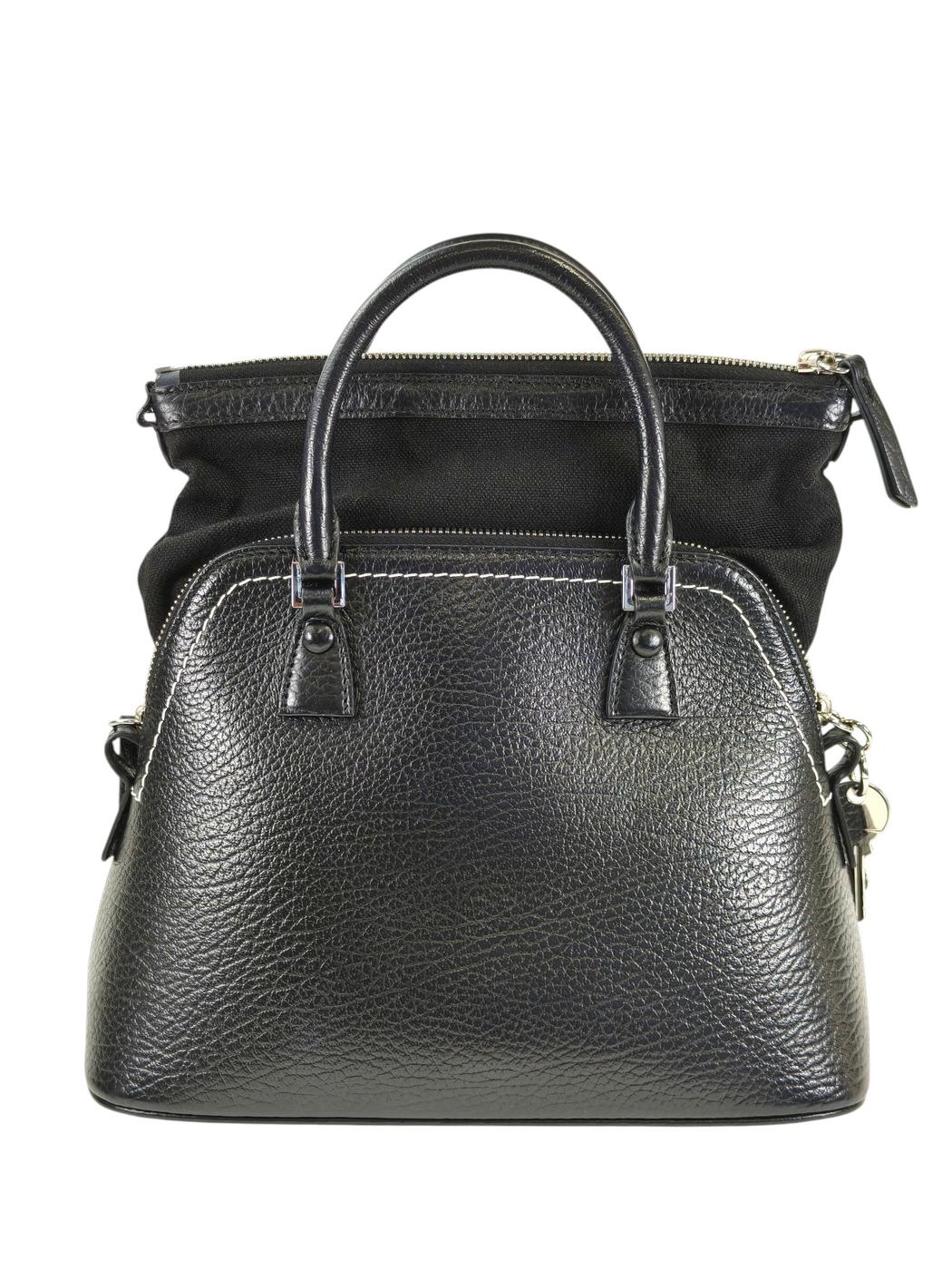 Maison Margiela �᥾��ޥ른���� 5AC �ߥ� 2way ���������Хå� �ϥ�ɥХå� �֥�å� �����ֹ桧11258