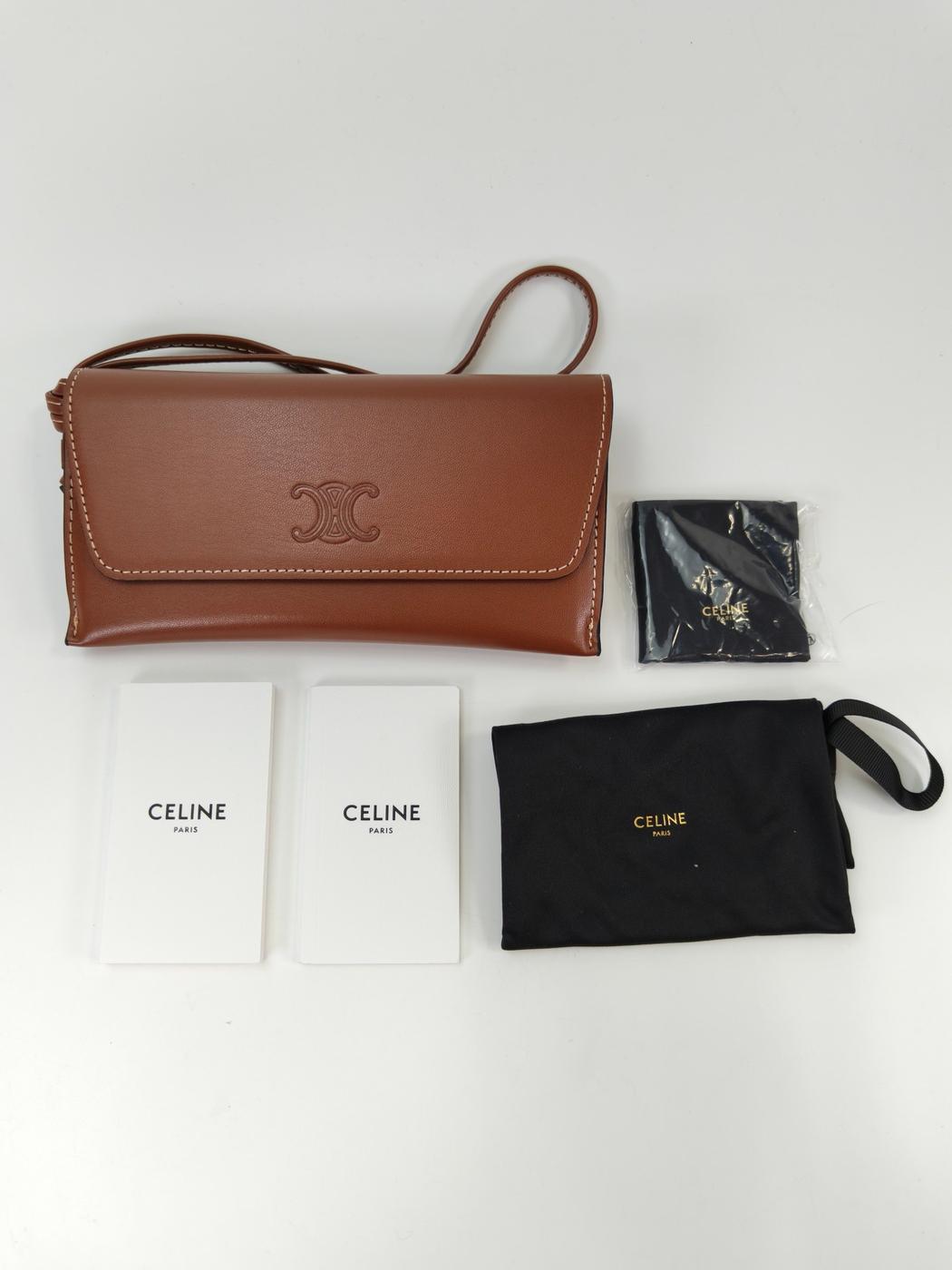 CELINE ���꡼�� �ȥꥪ��� 15 ���󥰥饹 �֥�å��ߥ������ ̤���� �����ֹ桧11154