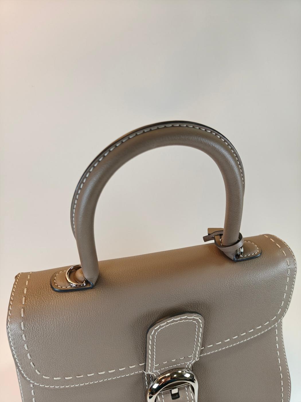 Delvaux �ǥ������ �֥���MM 2Way �ϥ�ɥХå� �������� ���졼 �����ֹ桧10767
