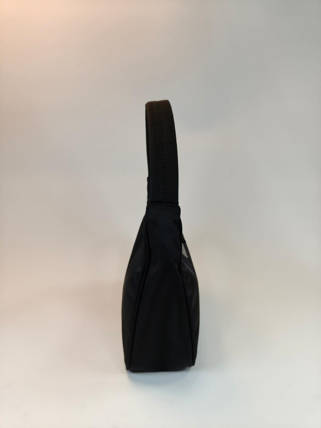 PRADA �ץ�� �ʥ����� �ϥ�ɥХå� �֥�å� �����ֹ桧10768