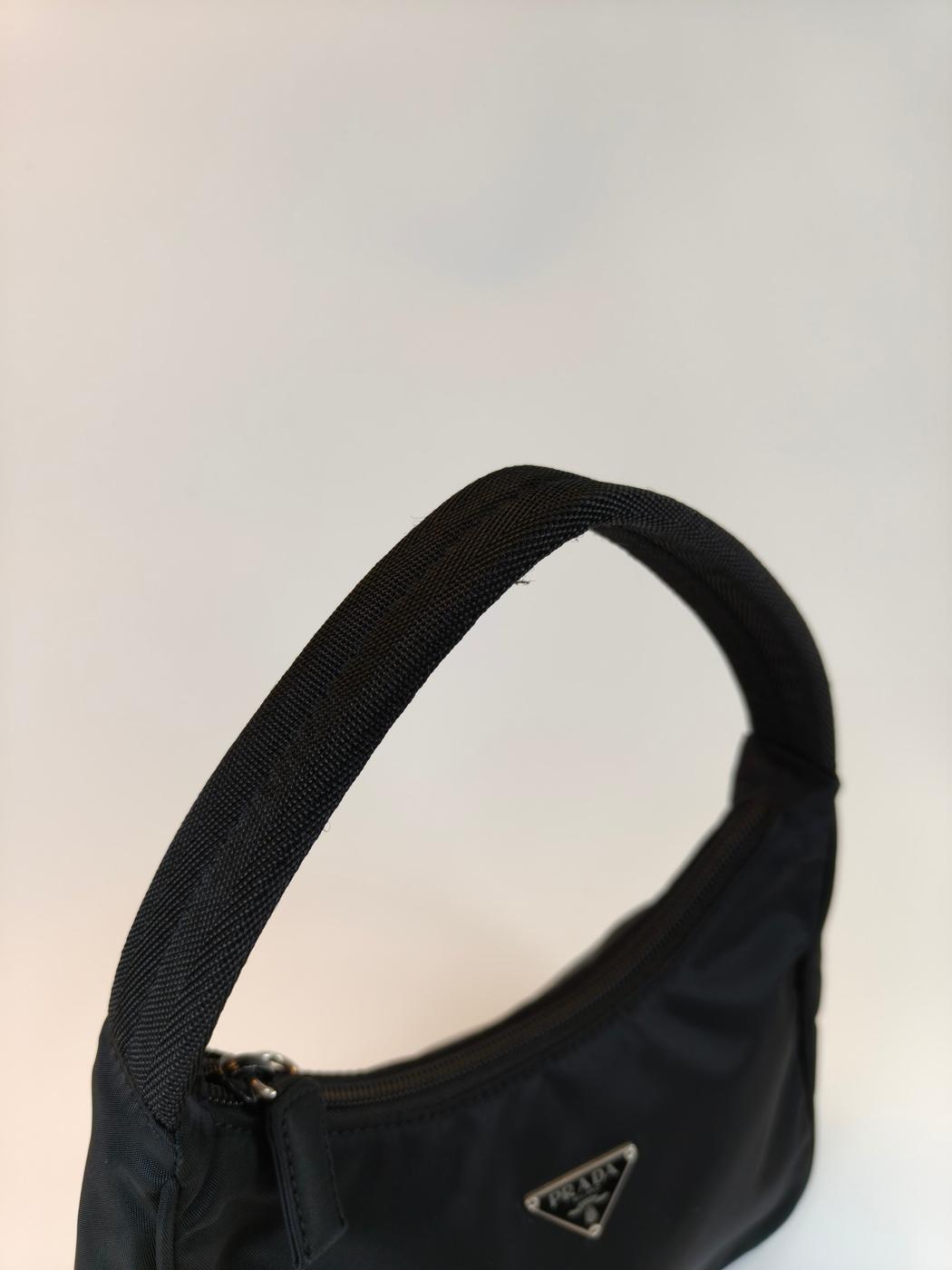 PRADA �ץ�� �ʥ����� �ϥ�ɥХå� �֥�å� �����ֹ桧10768