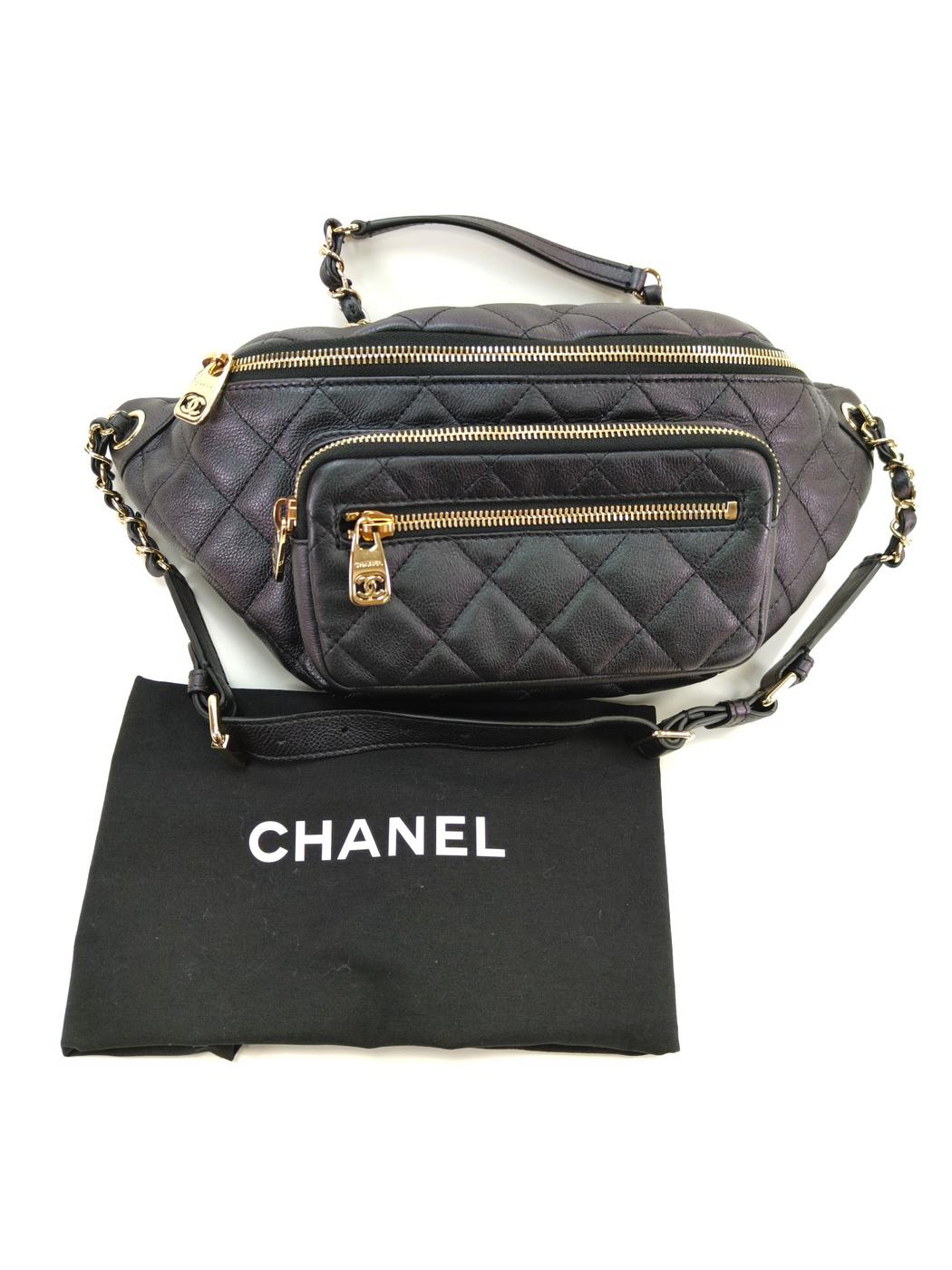 CHANEL ����ͥ� �ޥȥ�å� 3WAY �������ȥݡ��� ���������Хå� AS0556 �᥿��å� �� �����ֹ桧10055