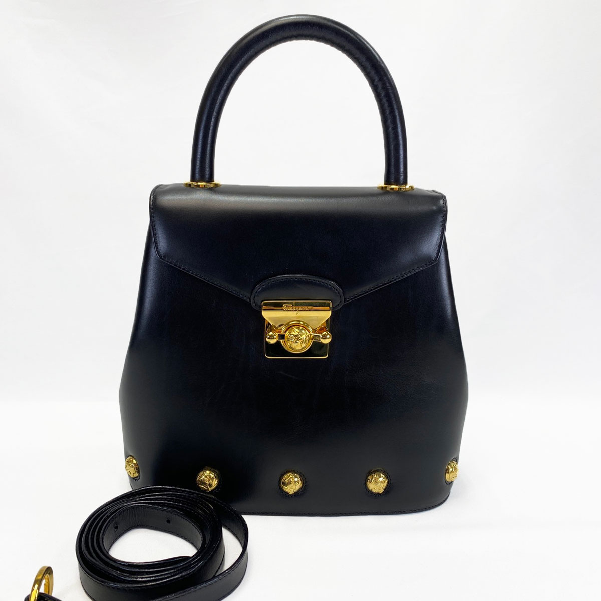 Salvatore Ferragamo ȡե饬 ϥɥХå å ҡ 㡼   ե쥶 ֹ桧9537