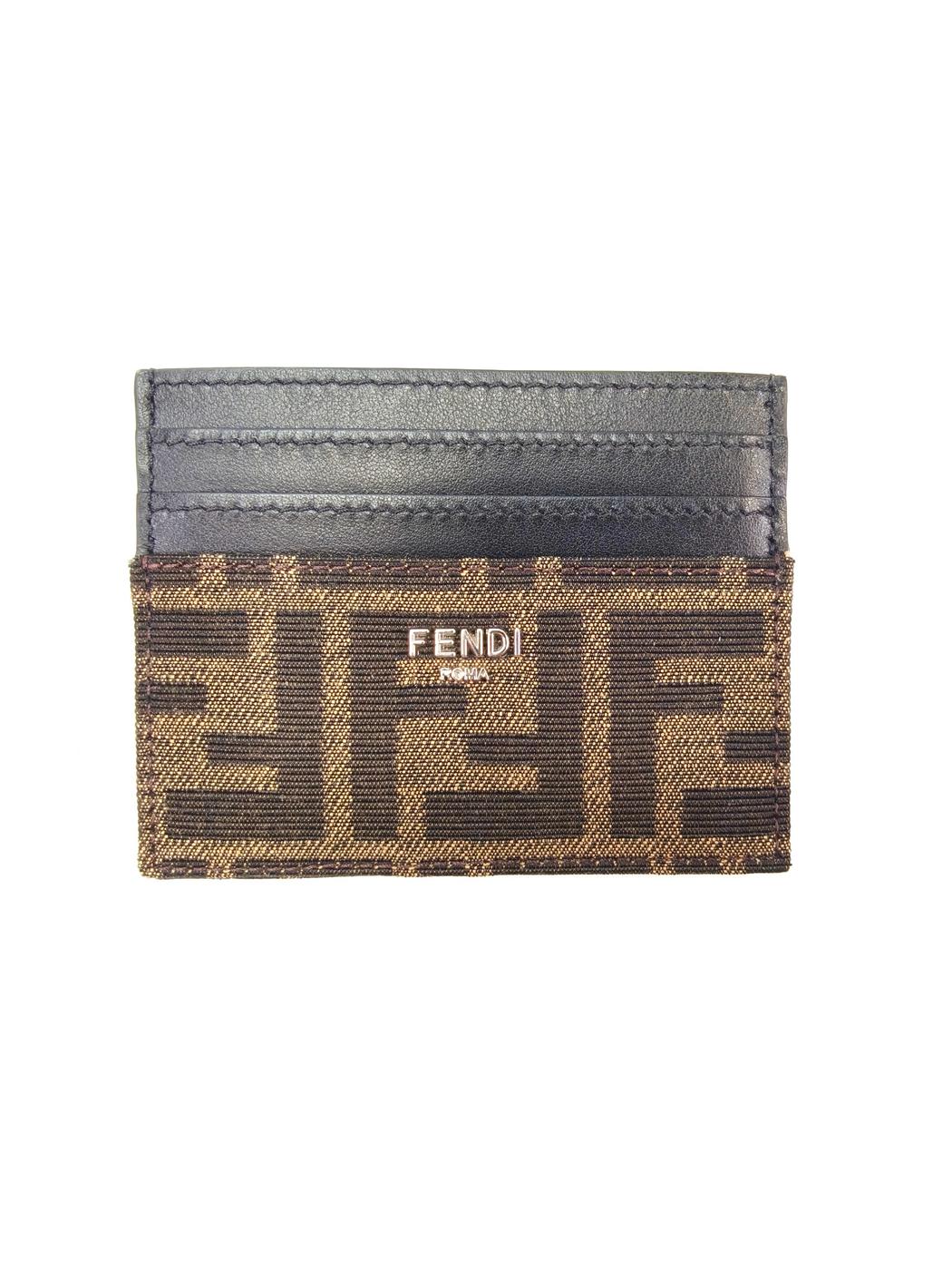 FENDI フェンディ ズッカ柄 カードケース パスケース 名刺入れ