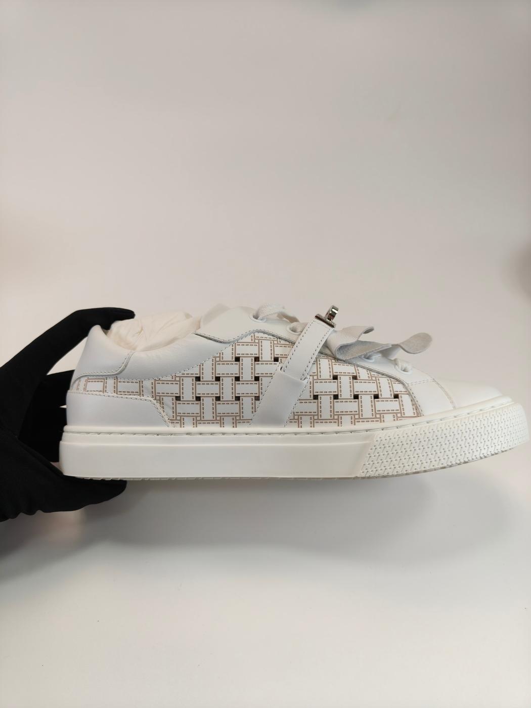 HERMES ����᥹ �ǥ� ���ˡ����� ������37.5 ��24cm �ۥ磻�� ̤���� �����ֹ桧10380