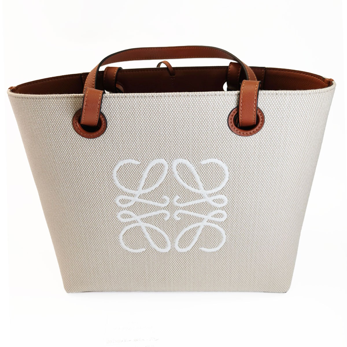 LOEWE ������ ���ʥ���� 2Way ���ݤ� �ȡ��ȥХå� ������� �ۥ磻�� �����ֹ桧10780