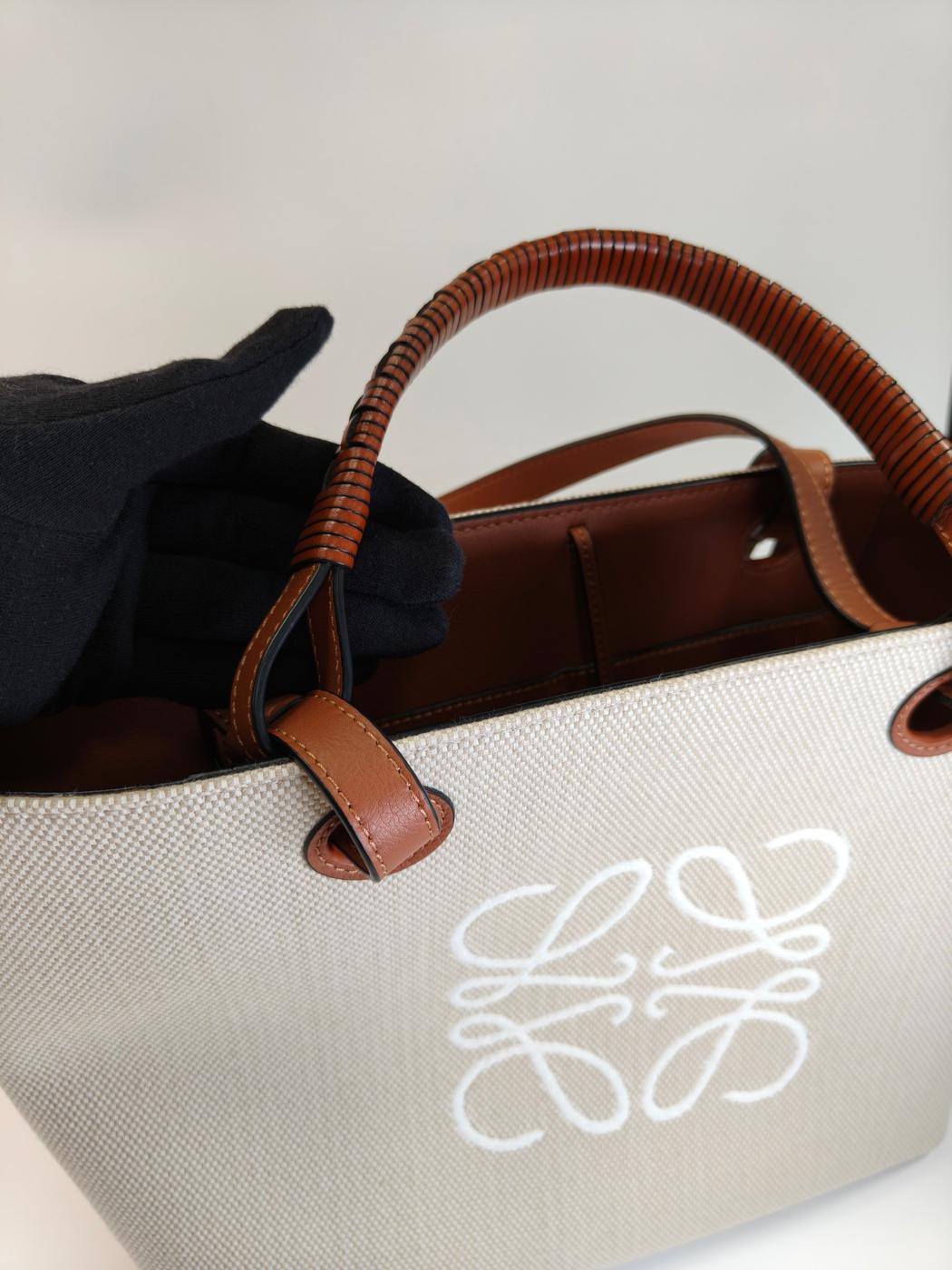 LOEWE ������ ���ʥ���� 2Way ���ݤ� �ȡ��ȥХå� ������� �ۥ磻�� �����ֹ桧10780