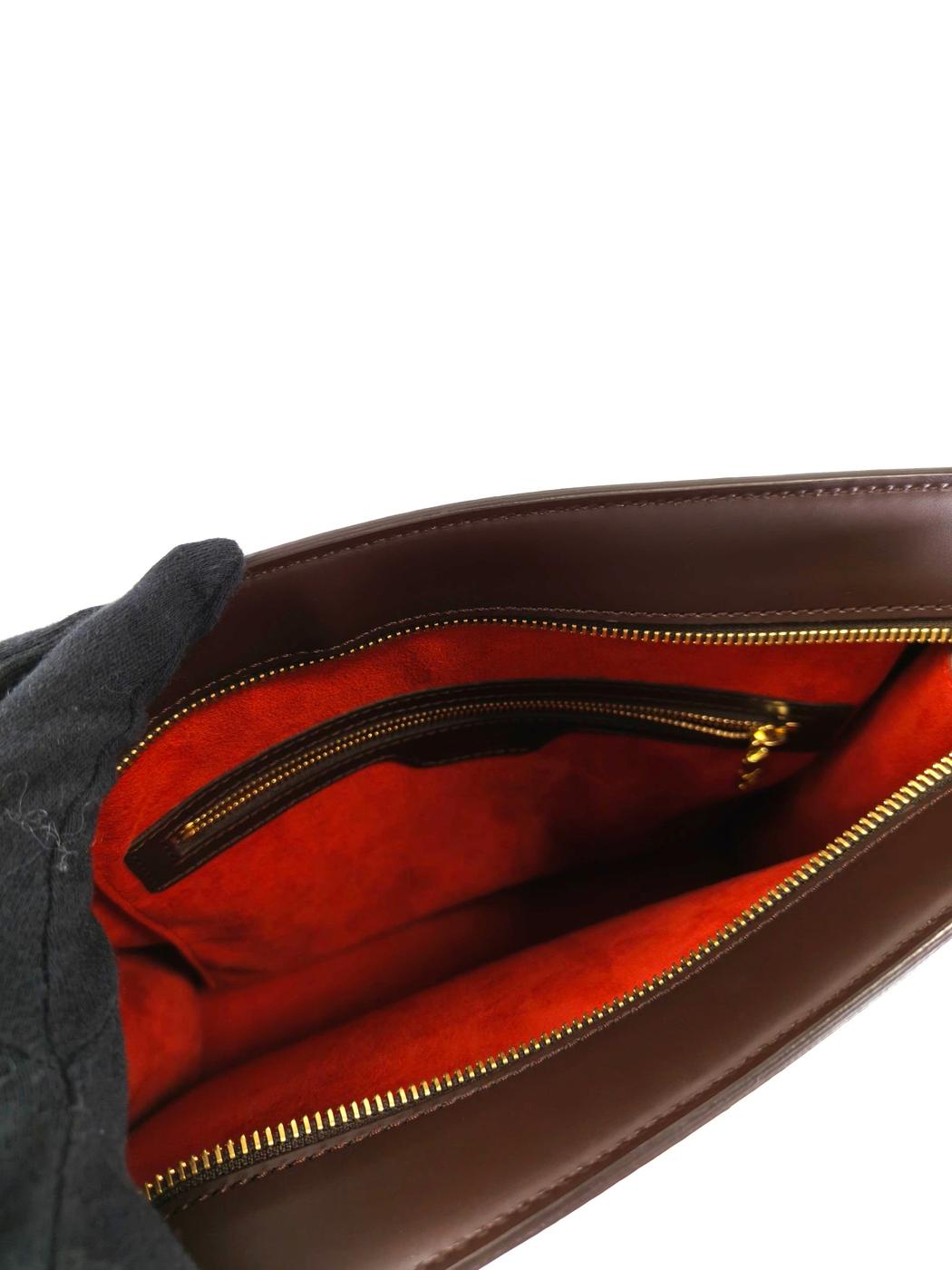 Louis Vuitton �륤�����ȥ� ���ߥ� �����˥�PM �ȡ��ȥХå� �֥饦�� �����ֹ桧11277