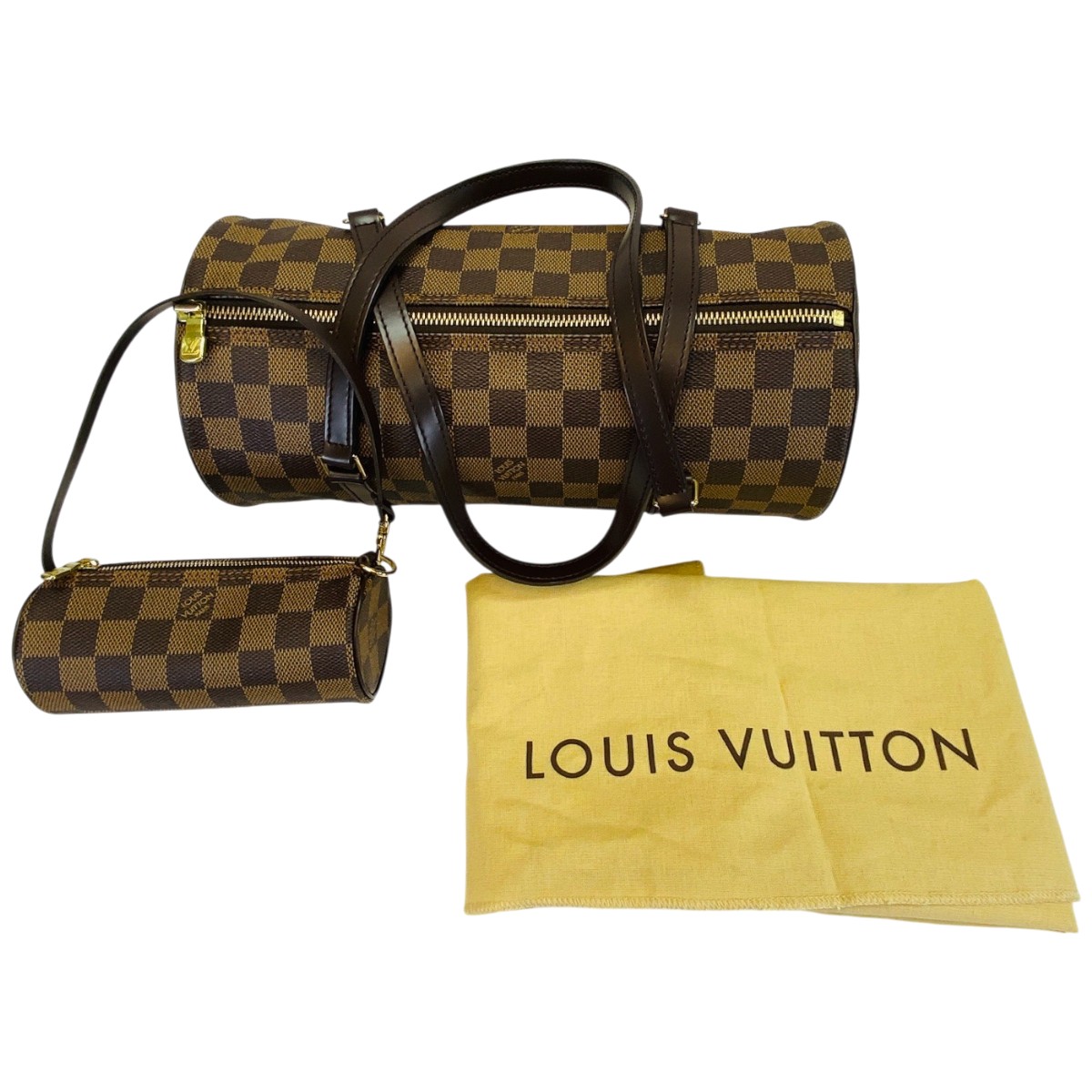 LOUIS VUITTON ルイヴィトン ハンドバッグ ドラム型 ダミエ