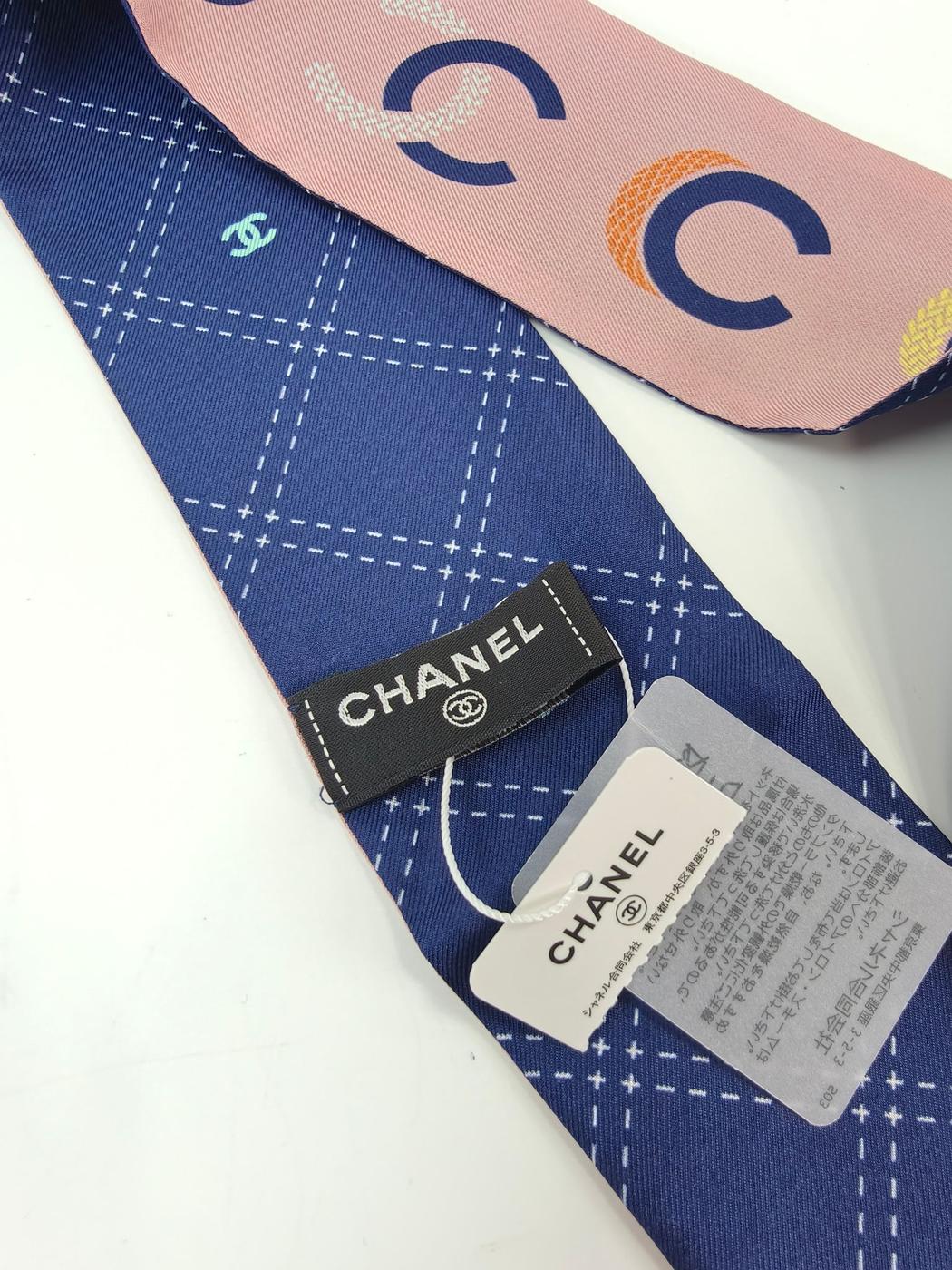 CHANEL ����ͥ� ���륯 �������� �إ��Х�� COCO �ԥ󥯡ߥ֥롼 �����ֹ桧10573