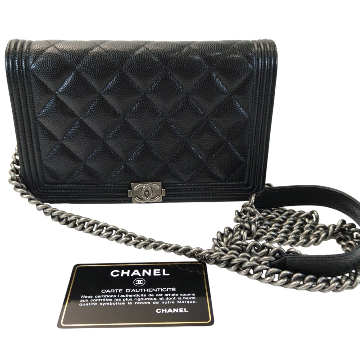 CHANEL �ܡ�������ͥ� ����ӥ������� �������󥦥���å� �֥�å� �����ֹ桧10985