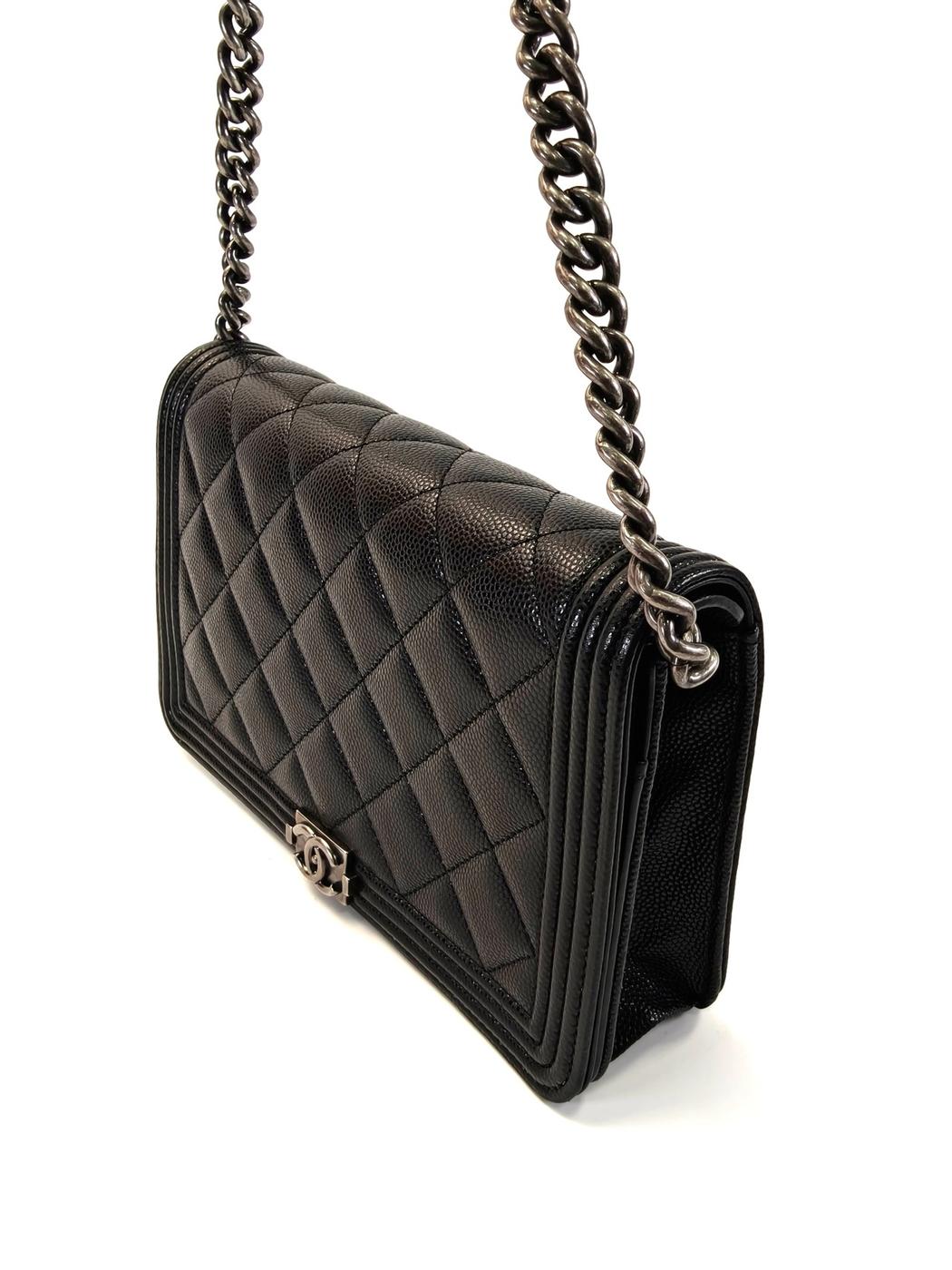 CHANEL �ܡ�������ͥ� ����ӥ������� �������󥦥���å� �֥�å� �����ֹ桧10985