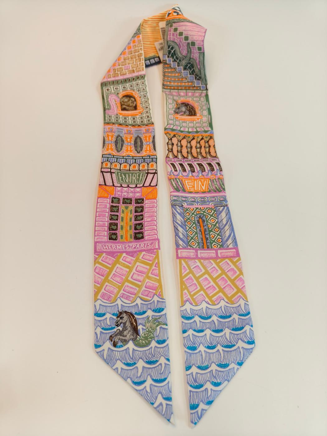 ᥹ HERMES Super Silk Quest ѡ 륯  ĥ꡼    ޥ顼 ֹ桧10161