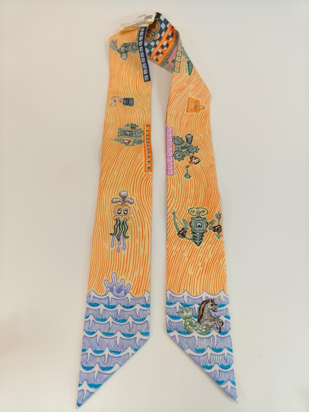 ᥹ HERMES Super Silk Quest ѡ 륯  ĥ꡼    ޥ顼 ֹ桧10161