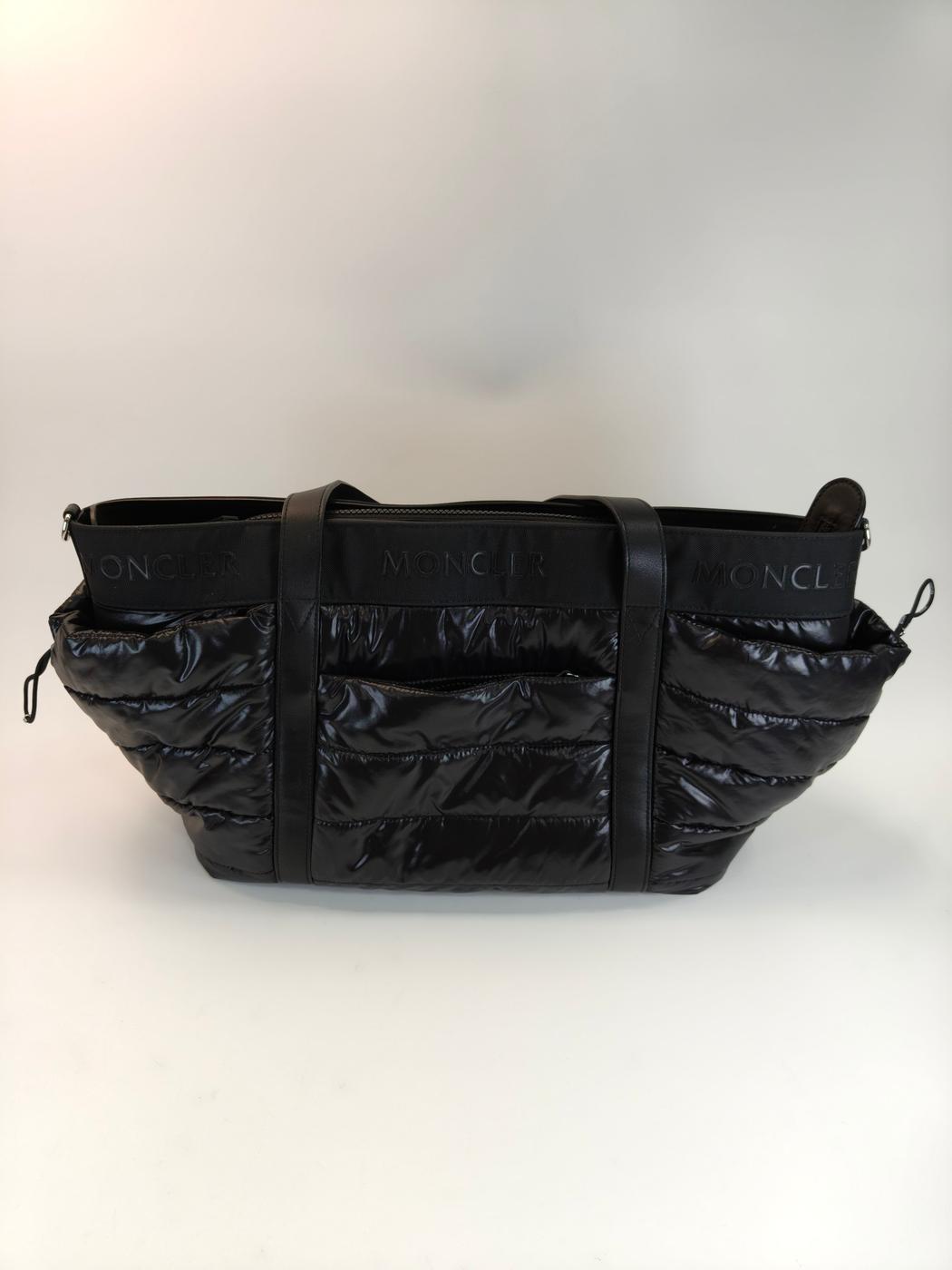 MONCLER ��󥯥졼�� MOMMY BAG �ޥ������Хå� �ȡ��ȥХå� �֥�å� �����ֹ桧10786