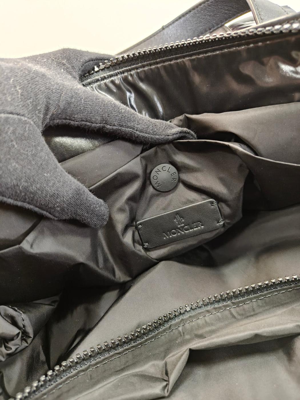 MONCLER ��󥯥졼�� MOMMY BAG �ޥ������Хå� �ȡ��ȥХå� �֥�å� �����ֹ桧10786