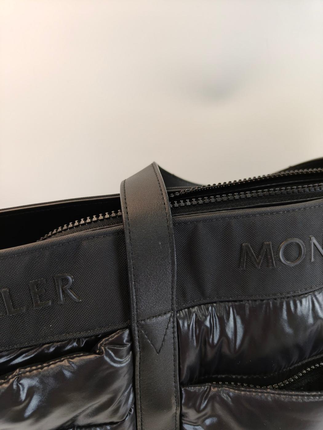 MONCLER ��󥯥졼�� MOMMY BAG �ޥ������Хå� �ȡ��ȥХå� �֥�å� �����ֹ桧10786