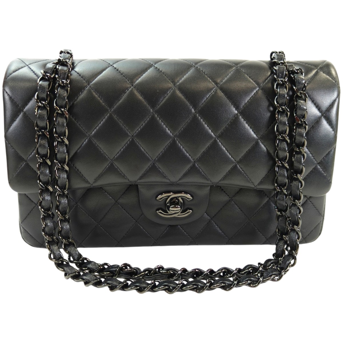 CHANEL ����ͥ� �ޥȥ�å�25 W�ե�å� �������󥷥������Хå� ��ॹ���� �� �����ֹ桧10889