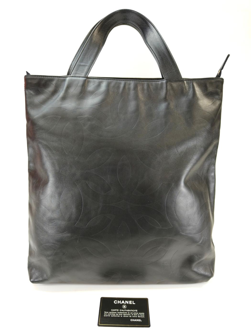 CHANEL ����ͥ� �����ޡ��� ���� ������ �ȡ��ȥХå� �֥�å� �����ֹ桧10583