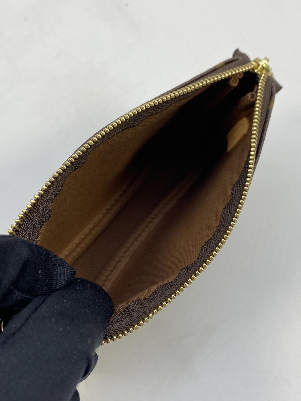 LOUIS VUITTON �륤�����ȥ� ����ݥ����å� ����������� M58009 �ϥ�ɥХå� ��Υ���� �֥饦�� ��ǥ����� ���ե� �����ֹ桧7603