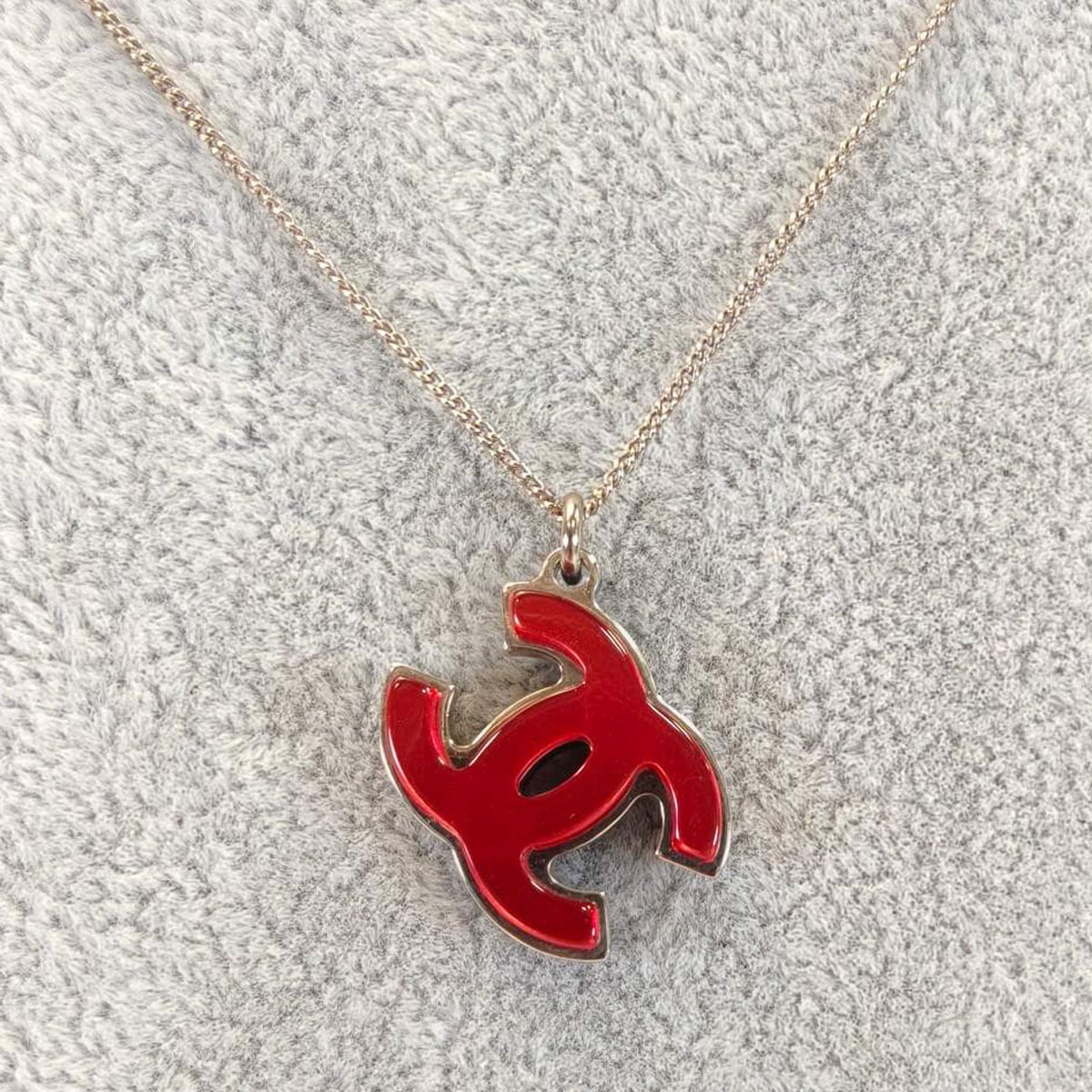 CHANEL ����ͥ� �����ޡ��� ��С����֥� �ͥå��쥹 �֥�å����� �����ֹ桧10484