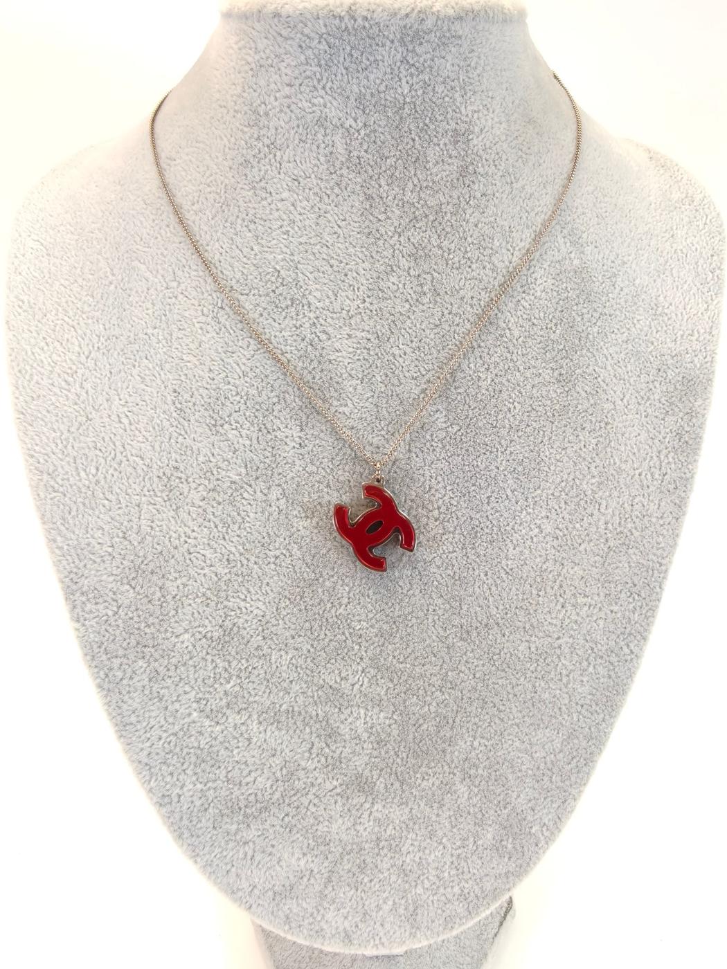 CHANEL ����ͥ� �����ޡ��� ��С����֥� �ͥå��쥹 �֥�å����� �����ֹ桧10484