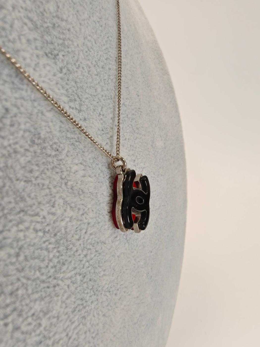 CHANEL ����ͥ� �����ޡ��� ��С����֥� �ͥå��쥹 �֥�å����� �����ֹ桧10484