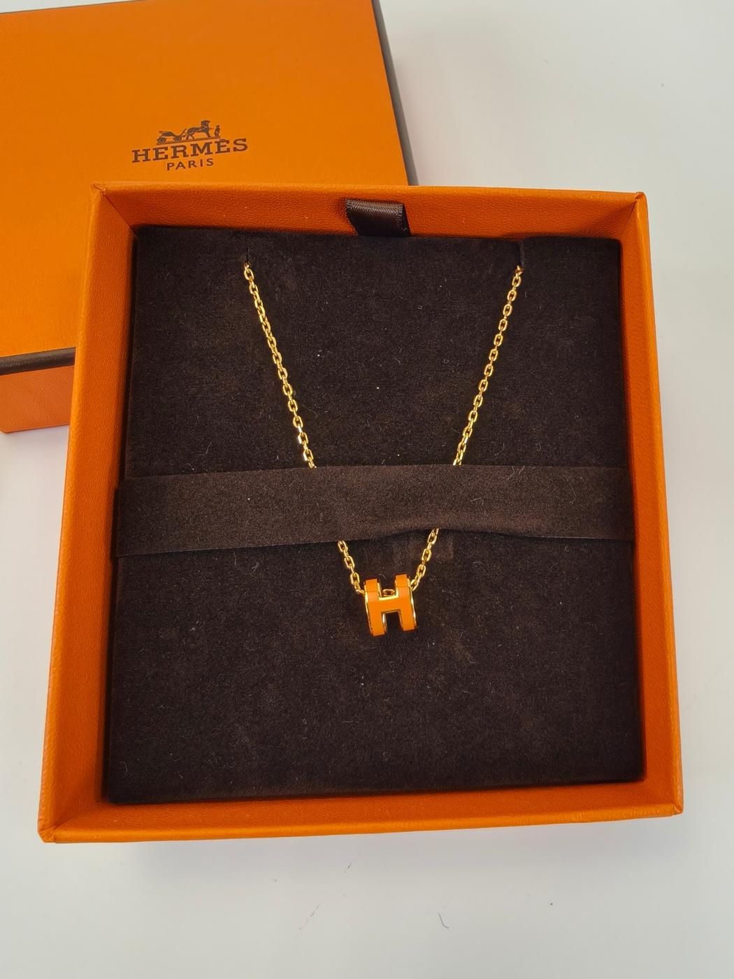 HERMES ����᥹ �ߥ� �ݥå�H �ͥå��쥹 ������ɡߥ���� �����ֹ桧10487