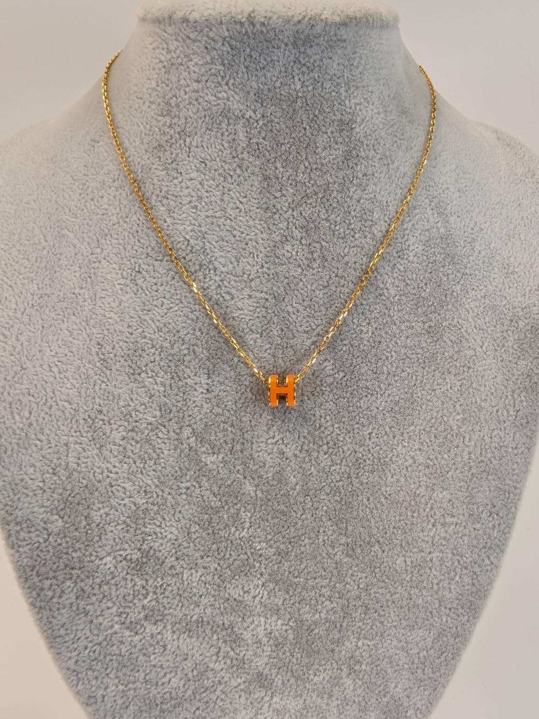 HERMES ����᥹ �ߥ� �ݥå�H �ͥå��쥹 ������ɡߥ���� �����ֹ桧10487