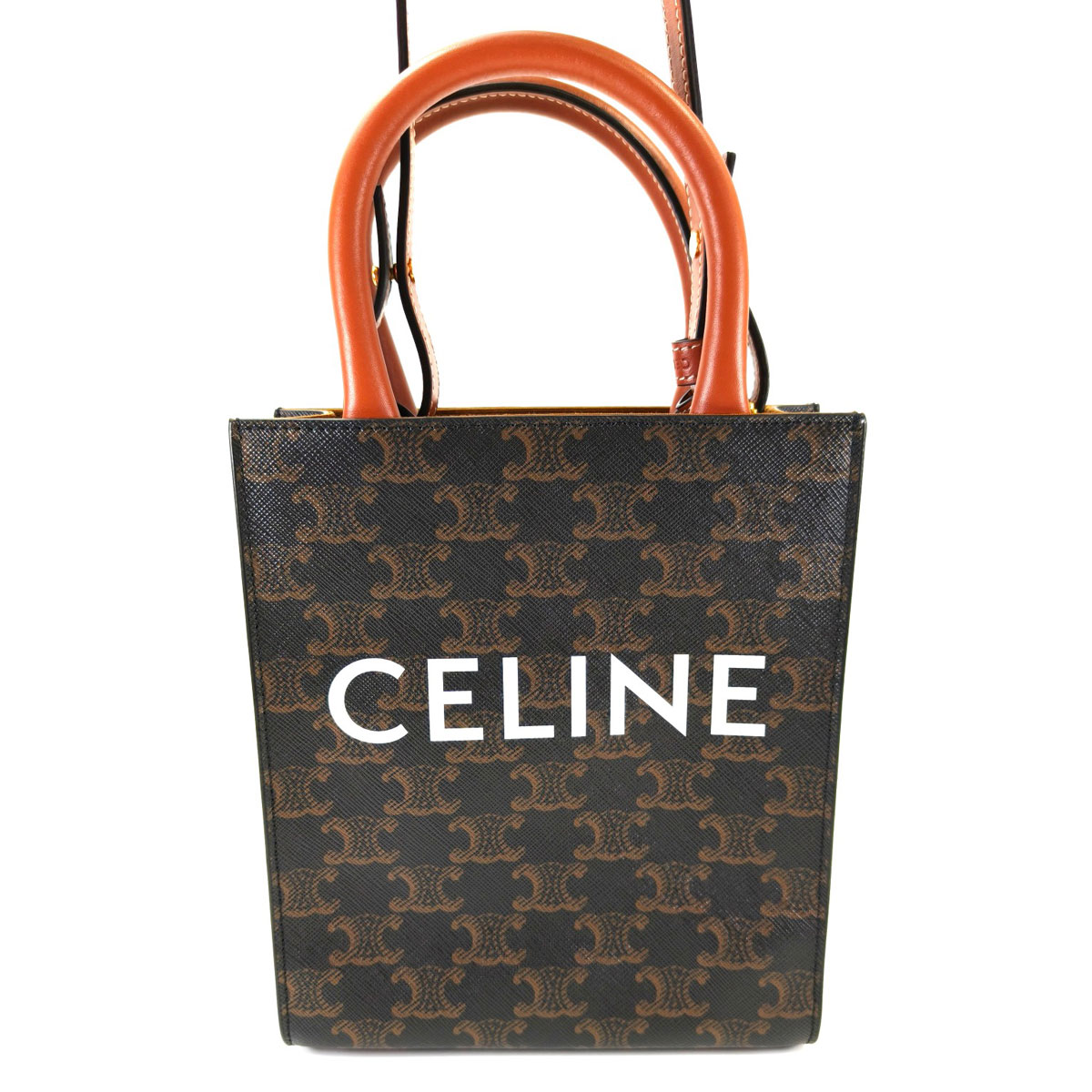 CELINE ���꡼�� �ȥꥪ��� �ߥ� �С��ƥ����� ���� 2WAY ���������Хå� �֥饦�� �����ֹ桧10699