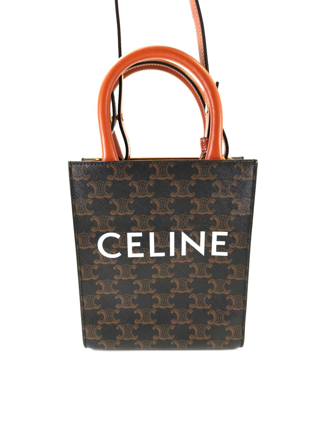 CELINE ���꡼�� �ȥꥪ��� �ߥ� �С��ƥ����� ���� 2WAY ���������Хå� �֥饦�� �����ֹ桧10699